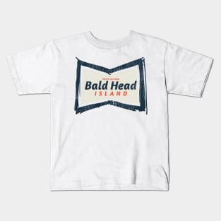 Bald Head Island, NC Summertime Vacationing Bowtie Sign Kids T-Shirt